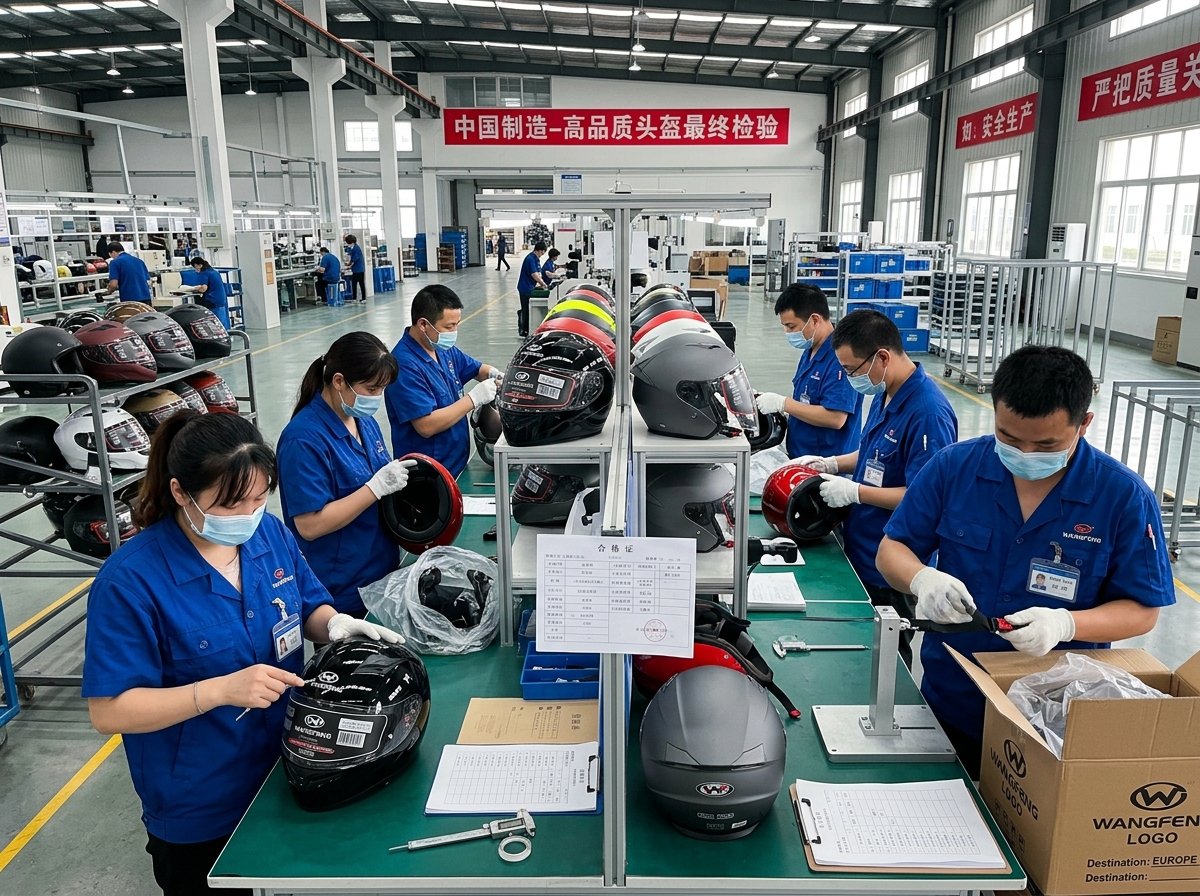 motorcycle helmet quality control checklist for bulk buyers