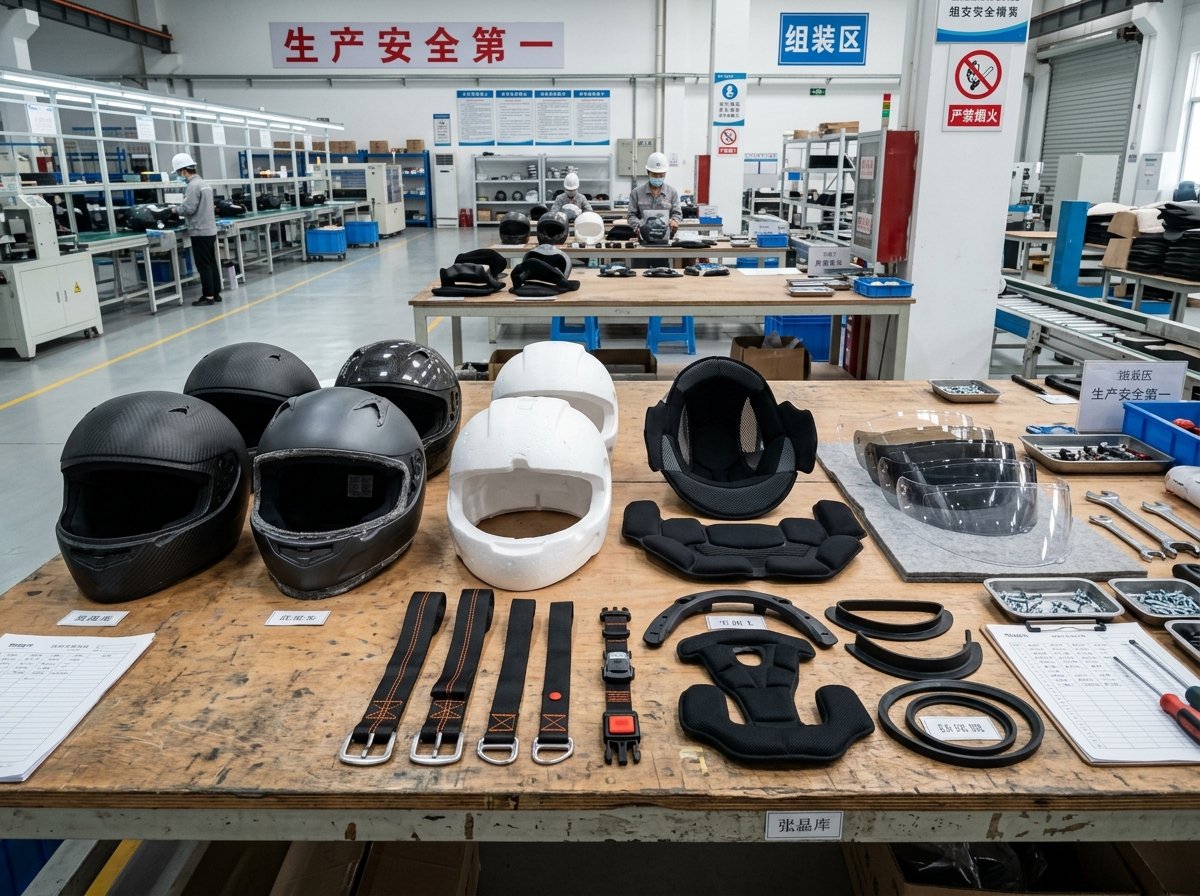 helmet production quality control importance