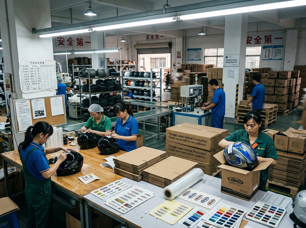 private label helmet production guide